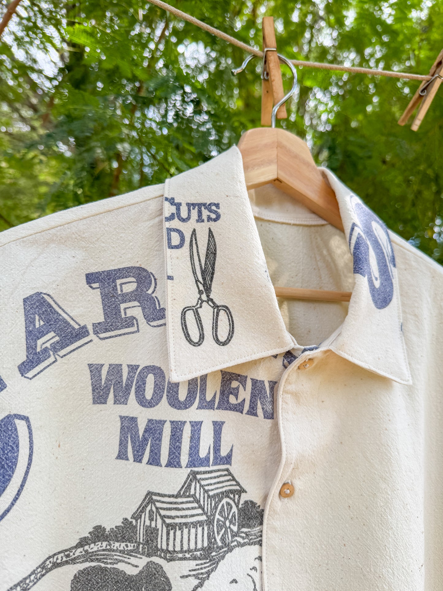 WOOL MILL BUTTON UP (MEDIUM)