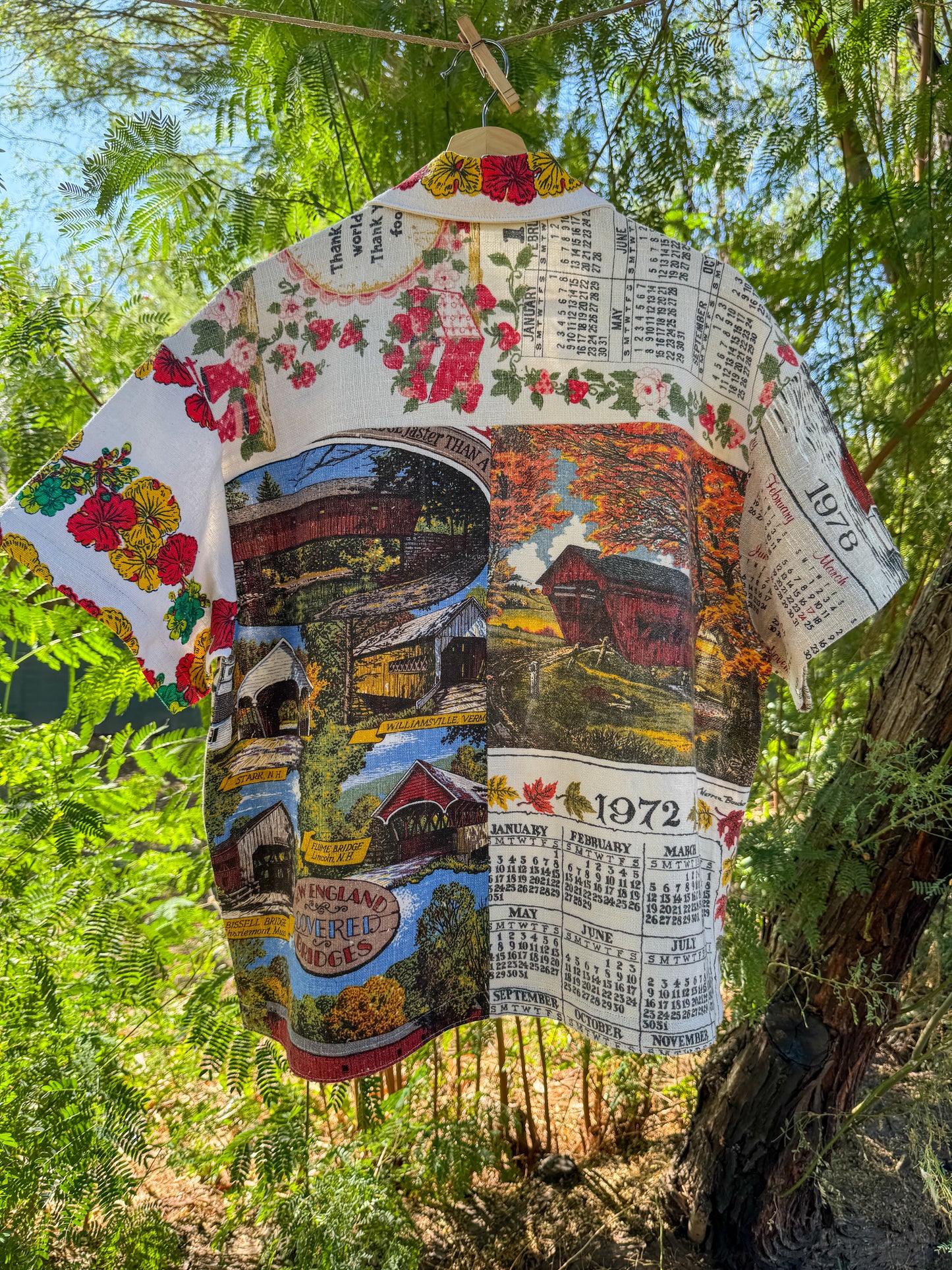 COZY TEA TOWEL BUTTON UP (MEDIUM)