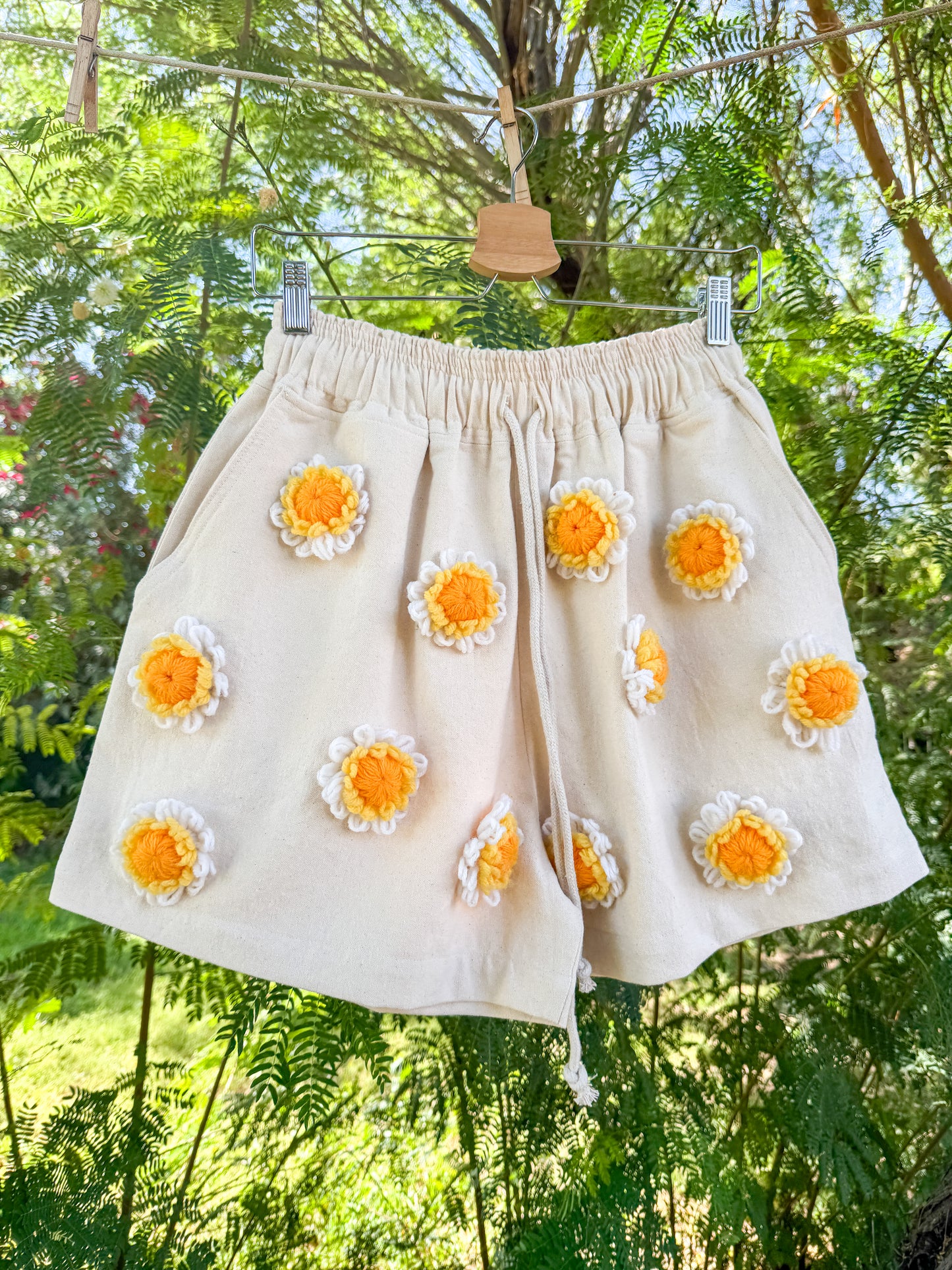 DIASY CANVAS SHORTS (MADE TO ORDER)