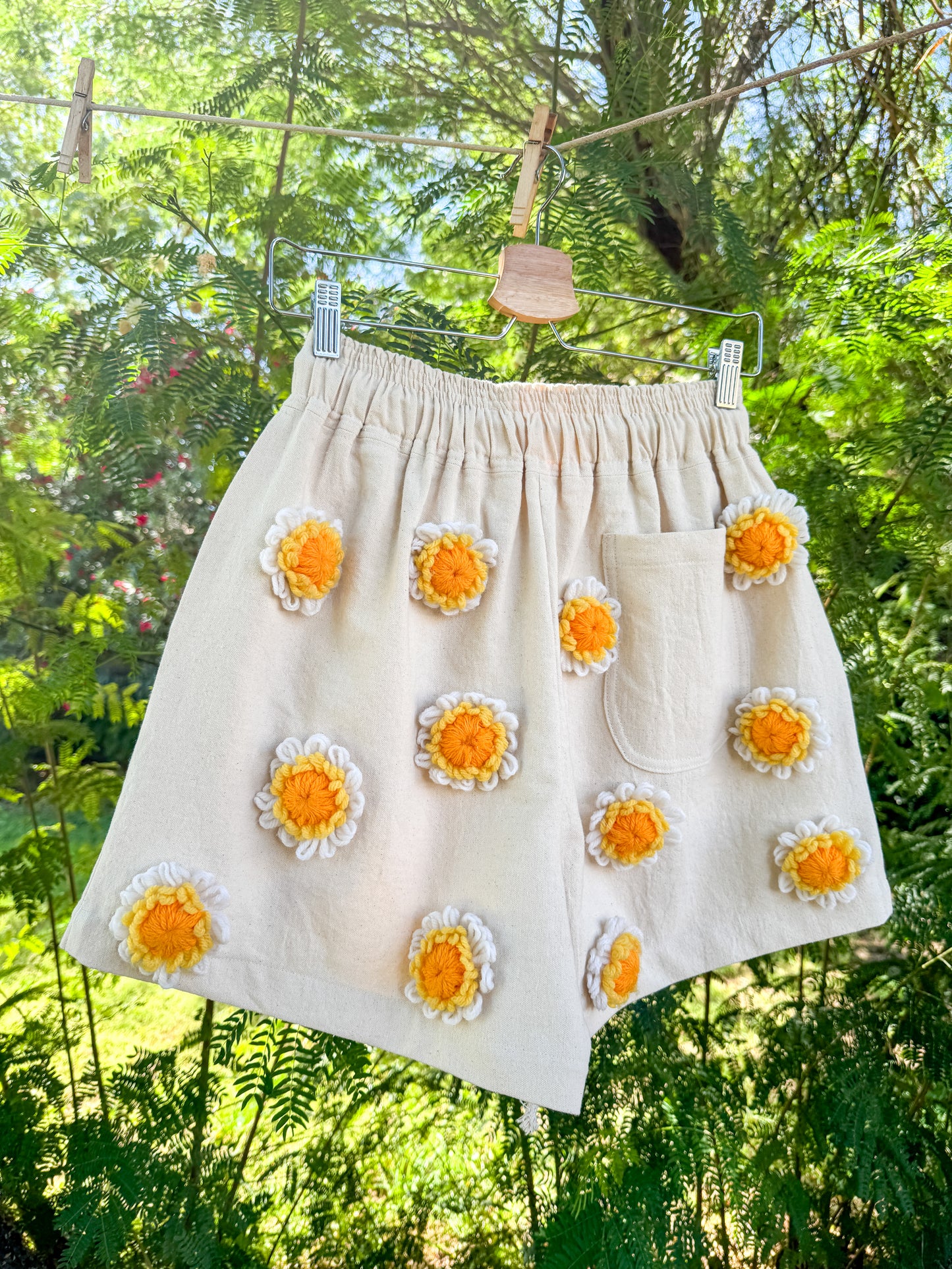 DIASY CANVAS SHORTS (MADE TO ORDER)