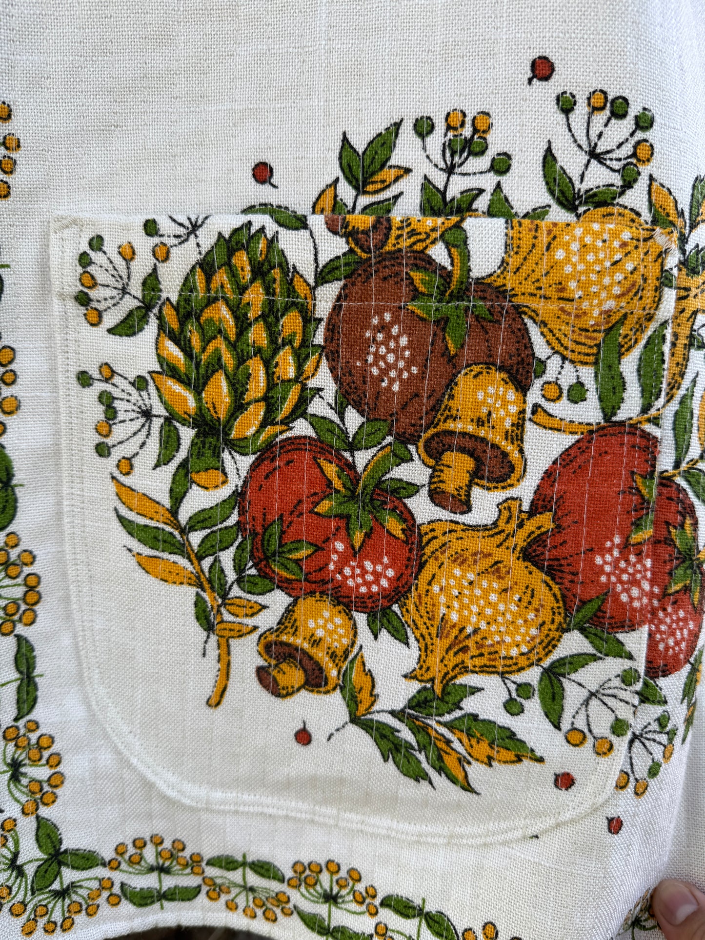 FALL VEGGIES TABLECLOTH CHORE COAT (X-LARGE)