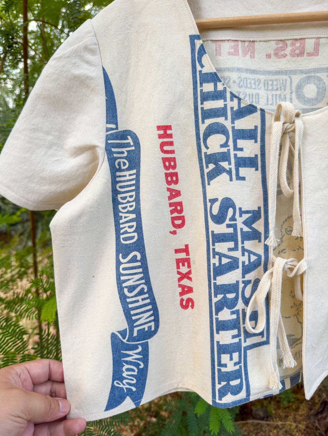 HUBBARD’S FEEDSACK TIE TOP (XLARGE)