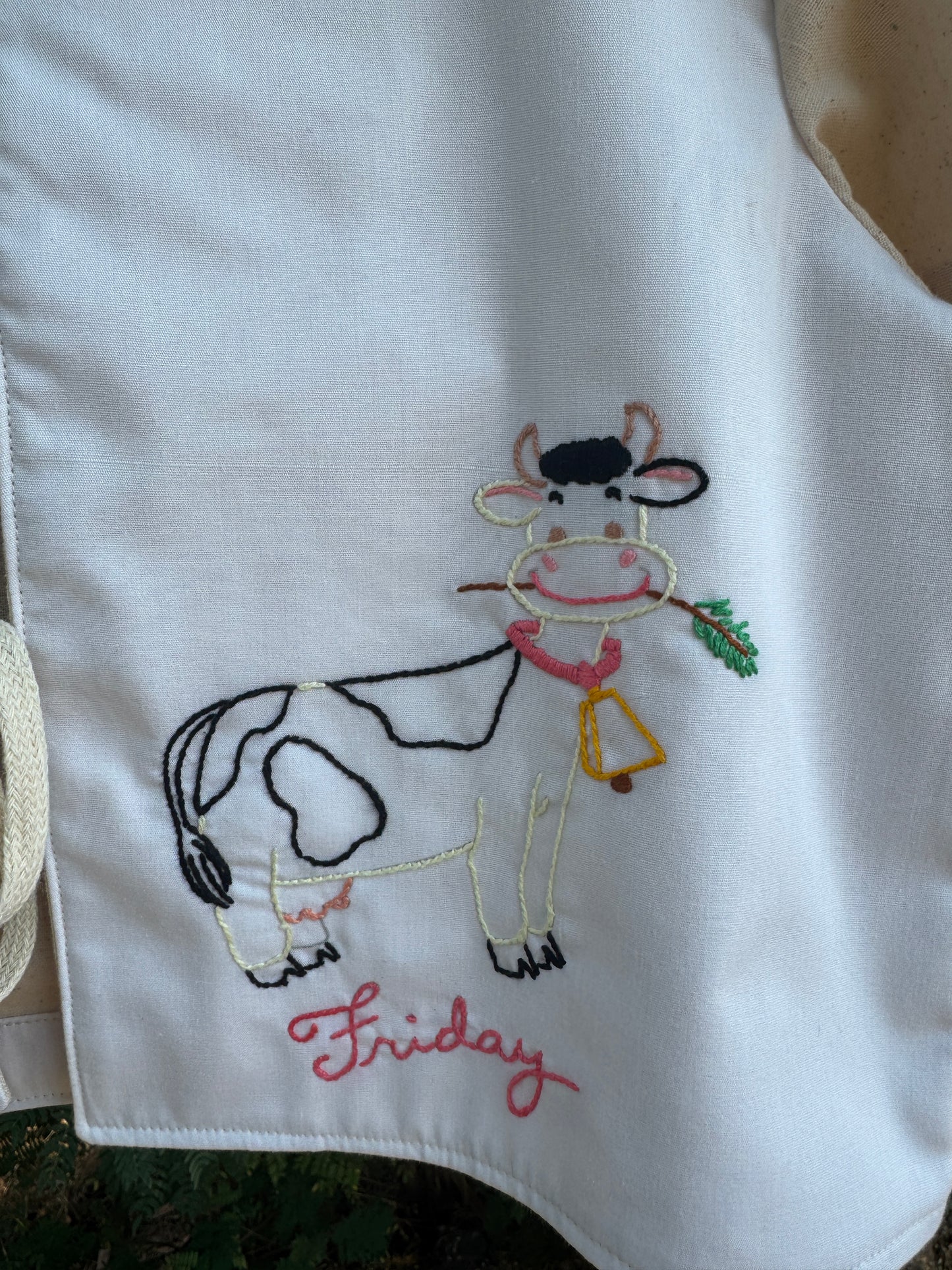 CUTE COWS TIE TOP (MEDIUM)