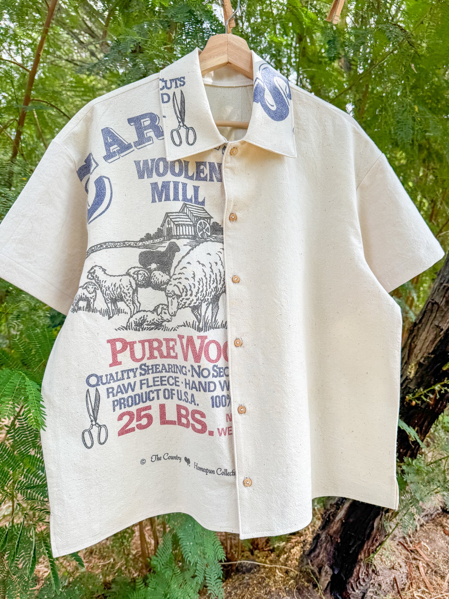 WOOL MILL BUTTON UP (MEDIUM)