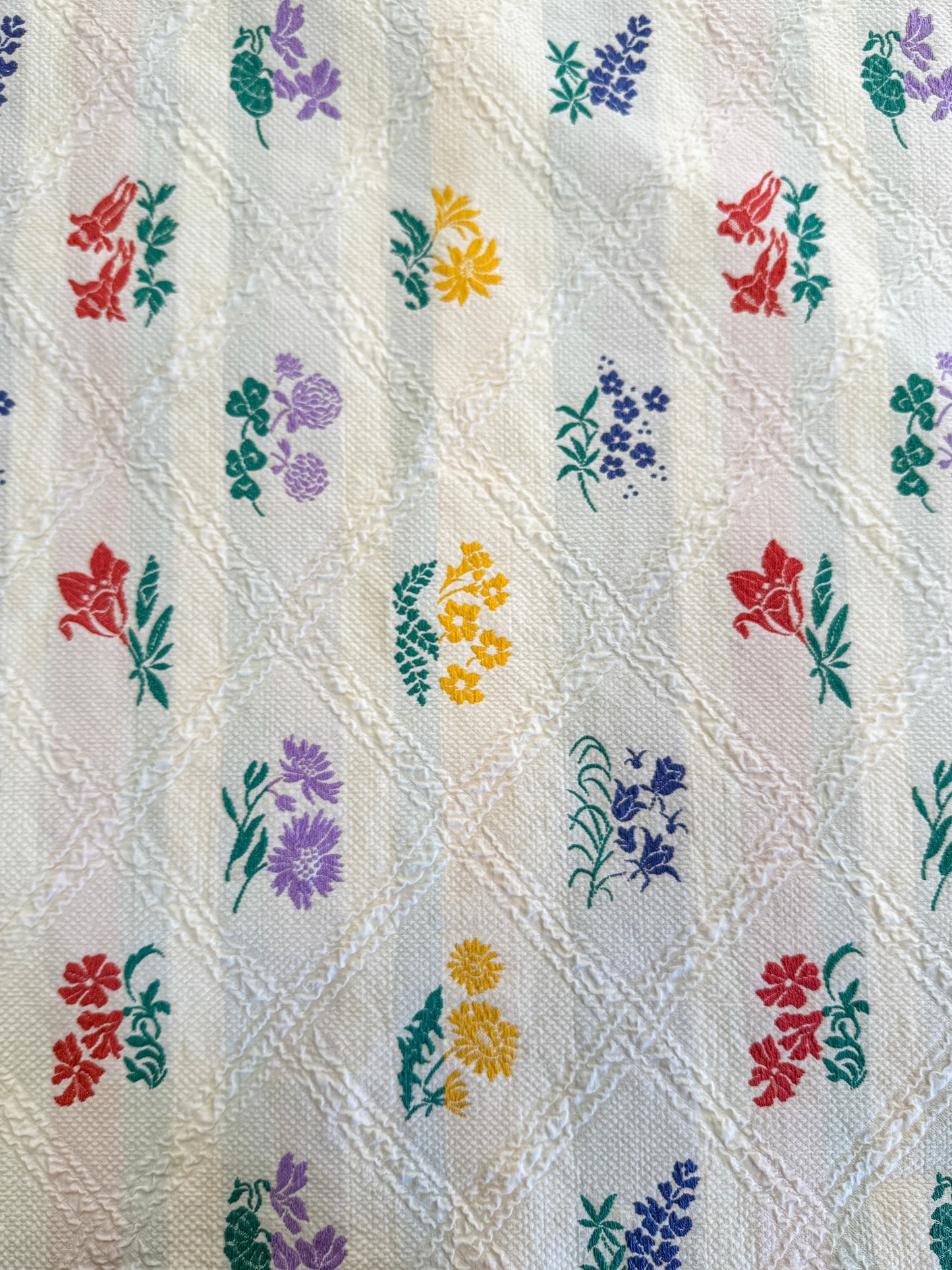 FLORAL LATTICE TABLECLOTH (SHORTS COMMISSION)