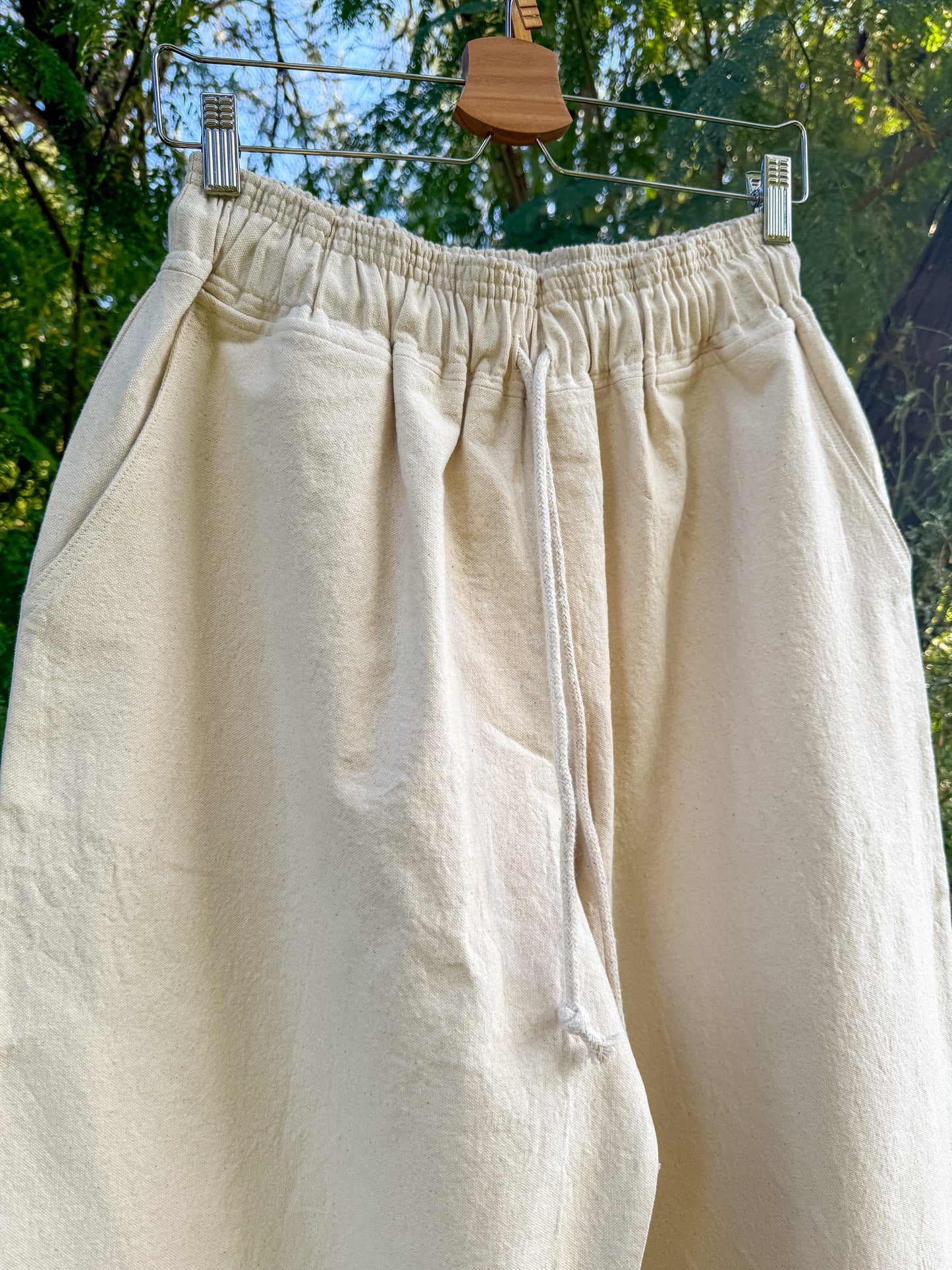 CANVAS WIDE PANTS (PICK YOUR OWN SIZE-MADE TO ORDER)