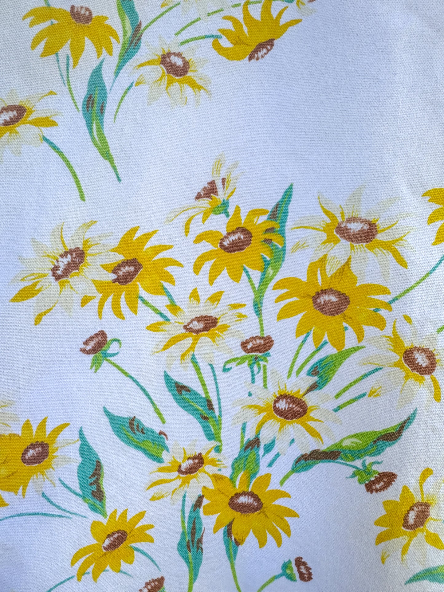 FALL FLOWERS TABLECLOTH BUTTON UP (X-LARGE)