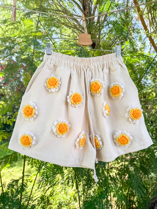 DIASY CANVAS SHORTS (MADE TO ORDER)