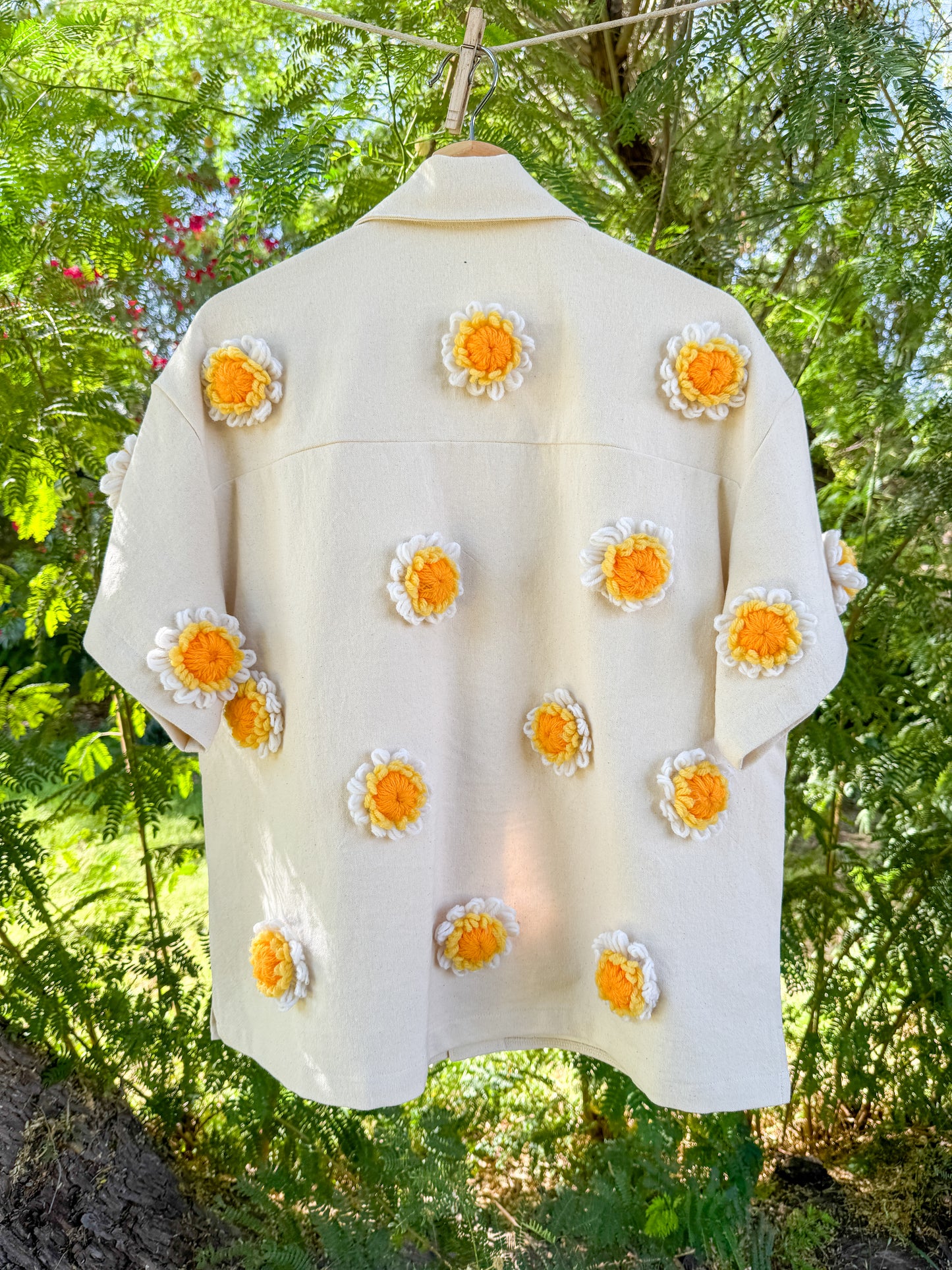 DAISY CANVAS BUTTON UP (MADE TO ORDER)