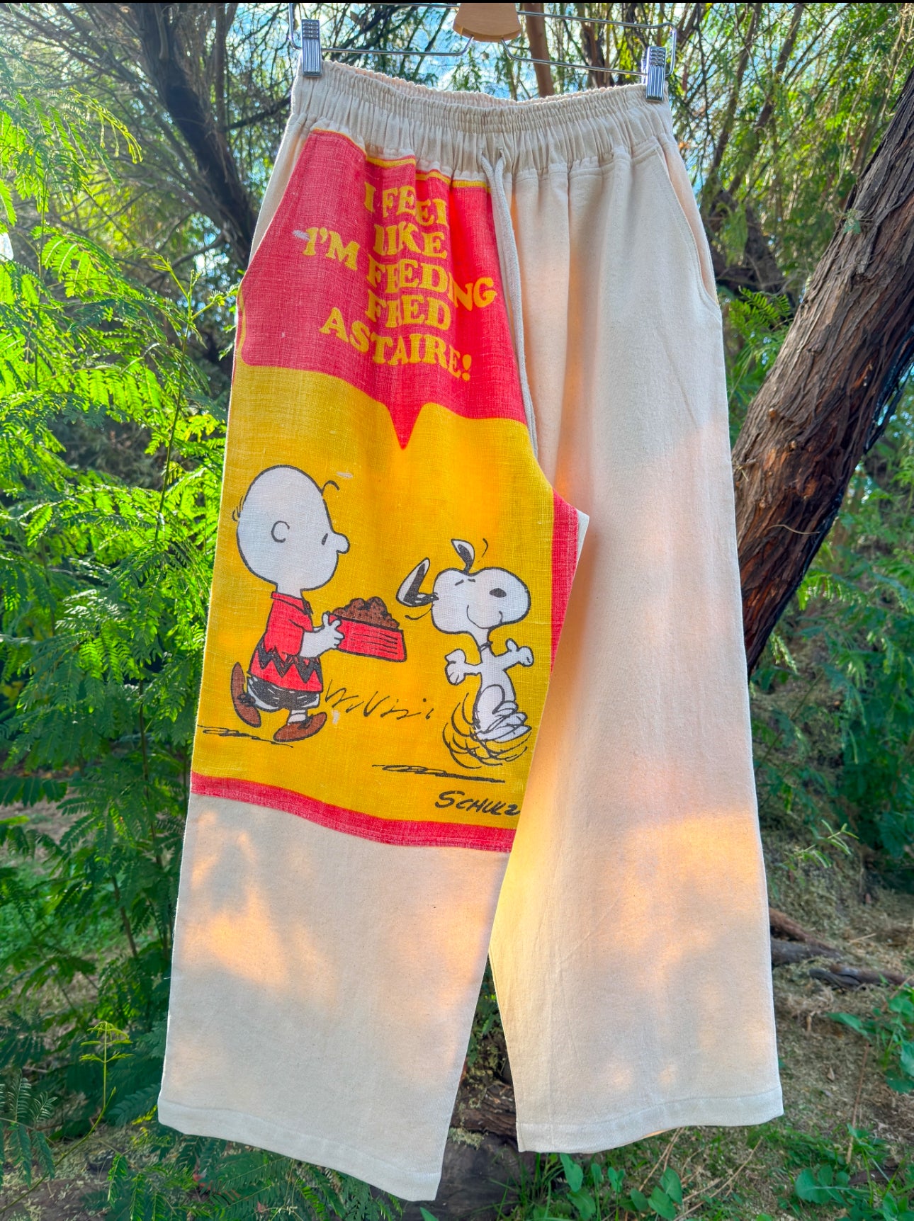 Peanuts Tea Towel Pants (M/L)