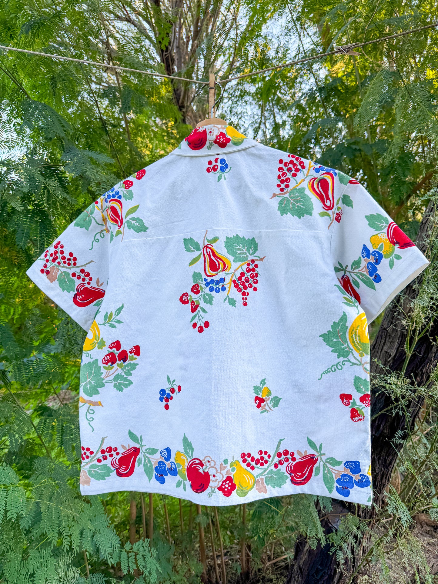 FRUIT TABLECLOTH BUTTON UP (SMALL)