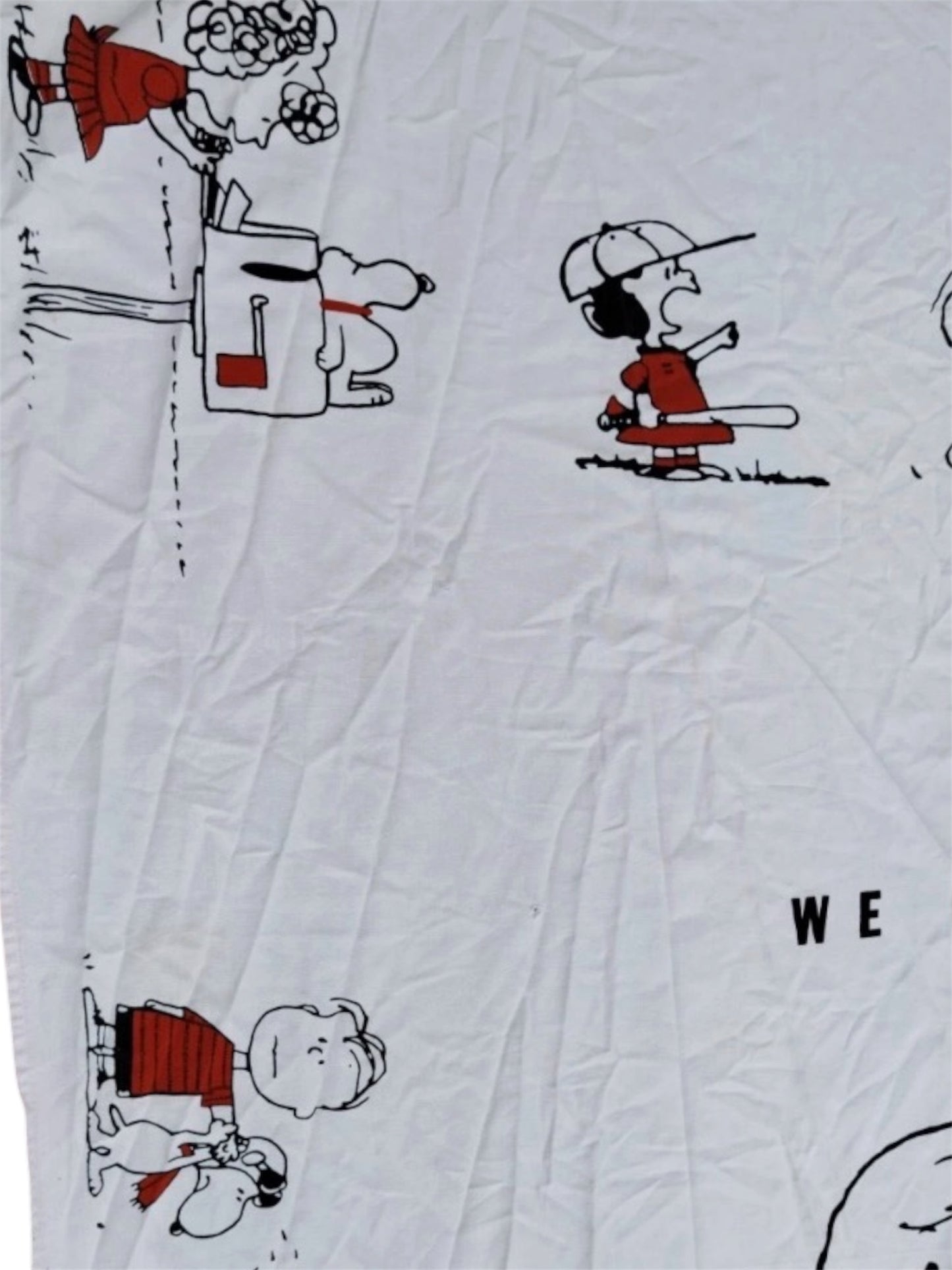PEANUTS LETS PLAY BALL SHEET (PICK YOUR OWN SIZE BUTTON UP COMMISSION)