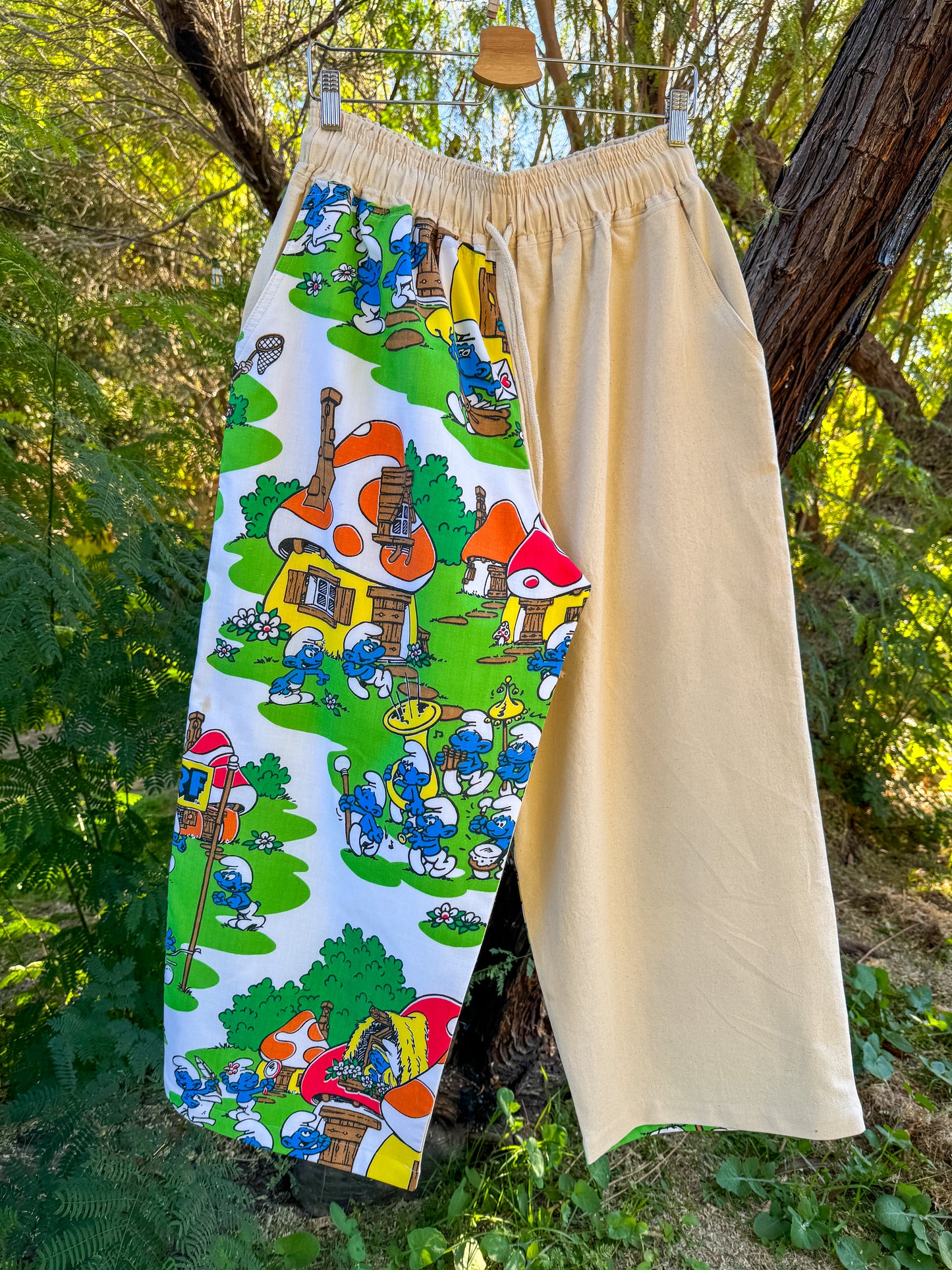 Smurfs Curtain Pants (L/XL)