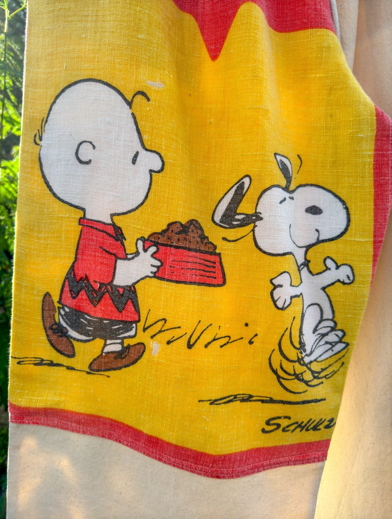 Peanuts Tea Towel Pants (M/L)