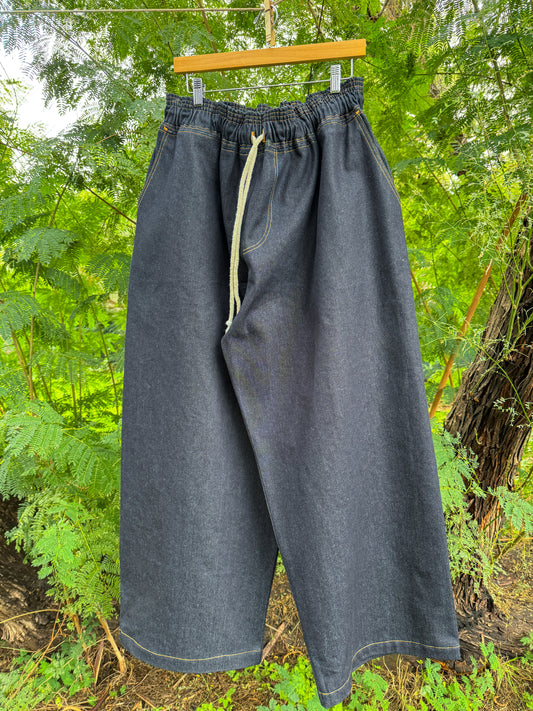 DENIM WIDE PANTS (PICK YOUR OWN SIZE-MADE TO ORDER)