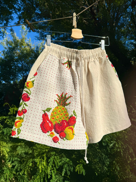 Pineapple Fruit Shorts (SM/M)