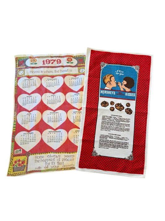 HERSHEY KISSES/HEARTS TEA TOWEL SET (SHORTS COMMISSION)