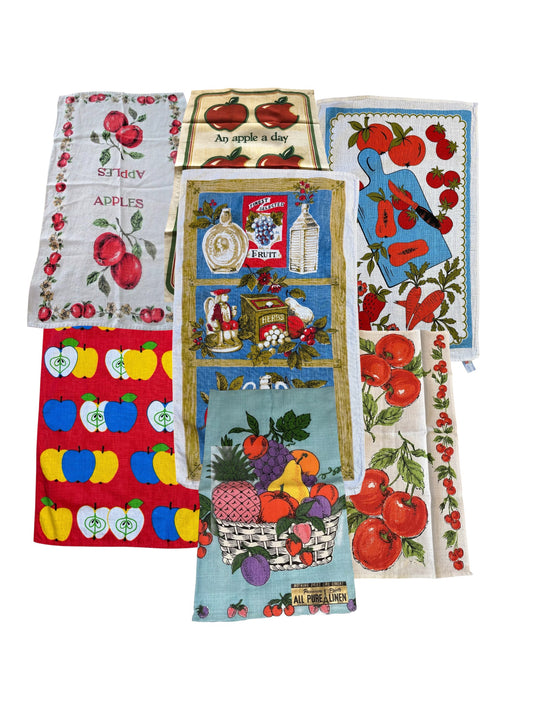 Fruits Tea Towel Group (BUTTON UP COMMISSION)