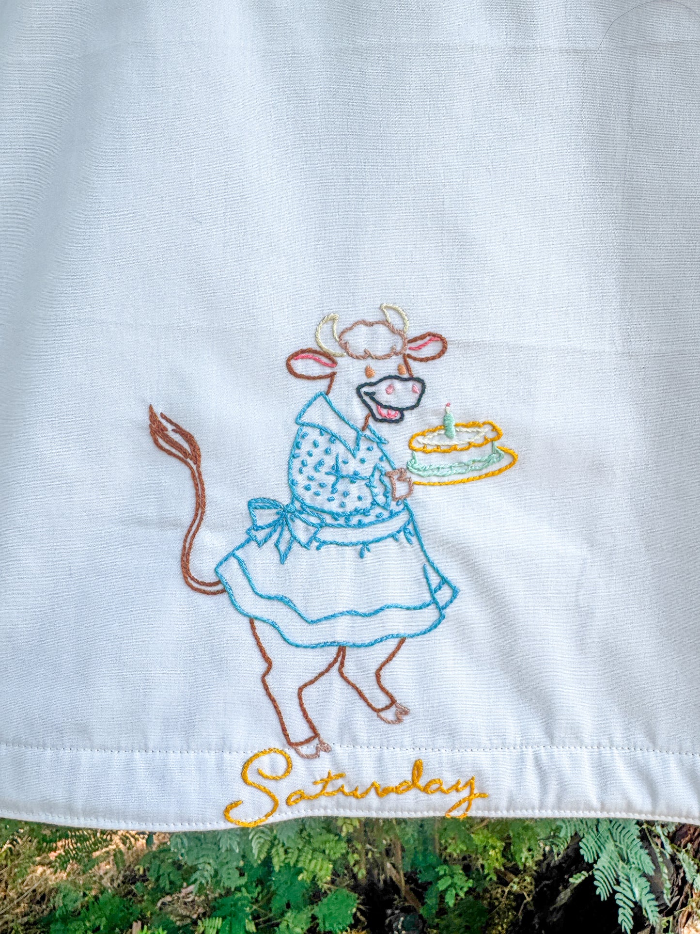 CUTE COWS TIE TOP (MEDIUM)