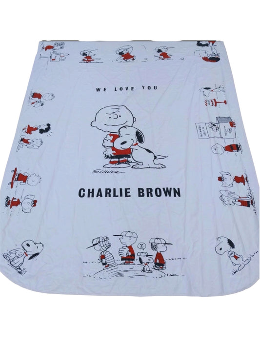 PEANUTS LETS PLAY BALL SHEET (PICK YOUR OWN SIZE BUTTON UP COMMISSION)