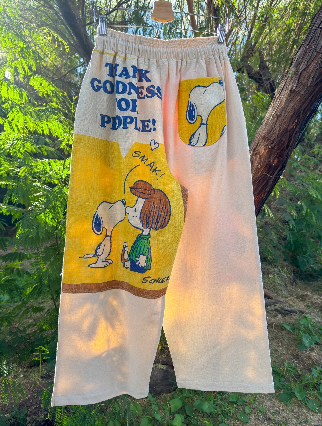 Peanuts Tea Towel Pants (M/L)