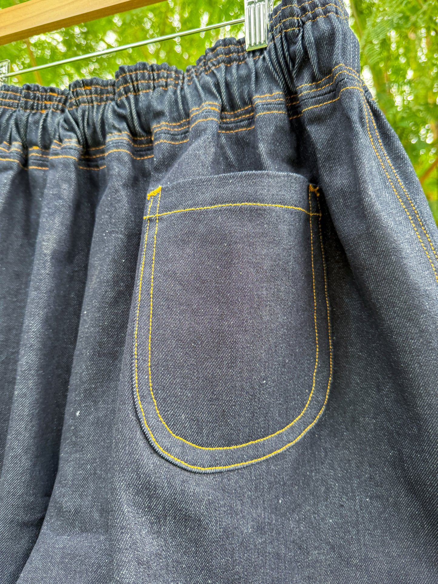 DENIM WIDE PANTS (PICK YOUR OWN SIZE-MADE TO ORDER)