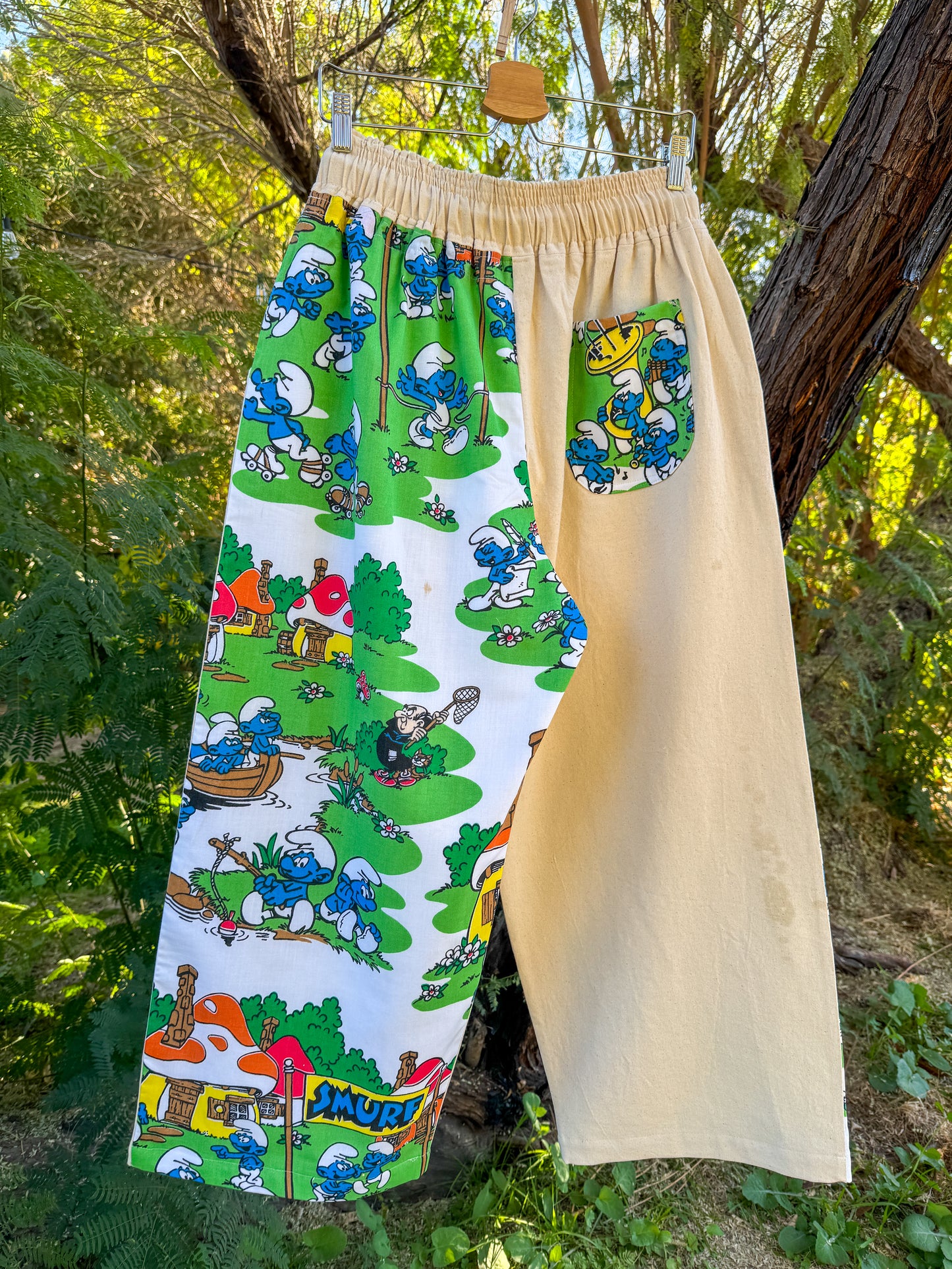 Smurfs Curtain Pants (L/XL)