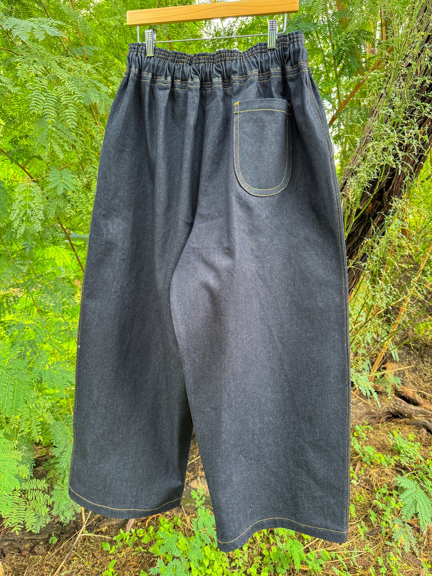 DENIM WIDE PANTS (PICK YOUR OWN SIZE-MADE TO ORDER)